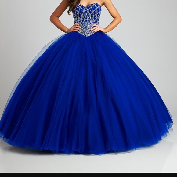 15 royal blue dresses